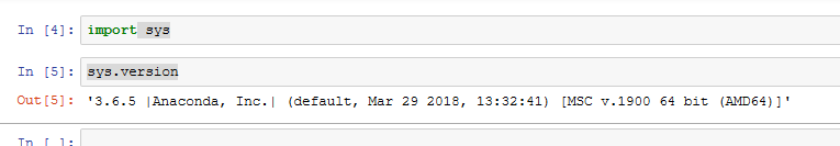 jupyter查看python版本信息