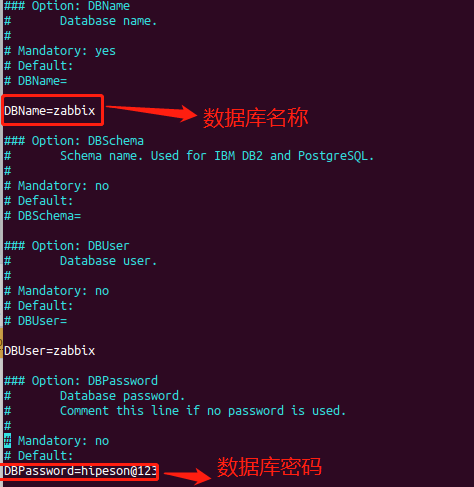 Connection to database zabbix failed. Connection to database zabbix failed