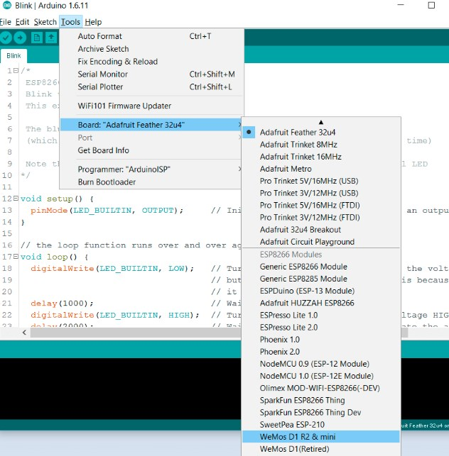 Arduino文档阅读笔记-WeMos D1 ESP8266 WIFI开发板入门网络IT1995的博客-
