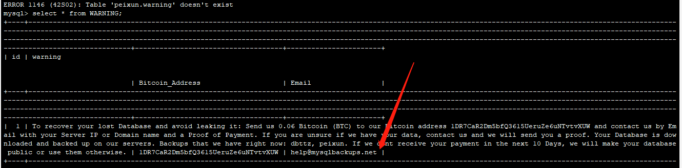如何应对:服务器被攻击,勒索0.06比特币。数据库orgco的博客-