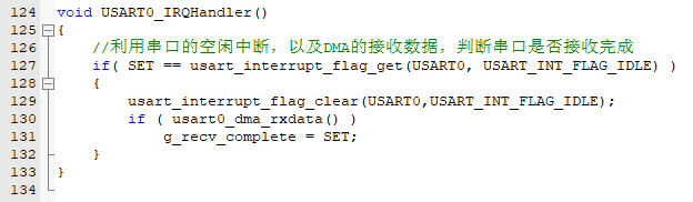 串口空闲中断