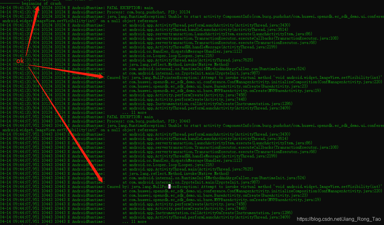 教你一行命令定位Android logcat崩溃日志一闪而过的问题移动开发江荣涛的博客-