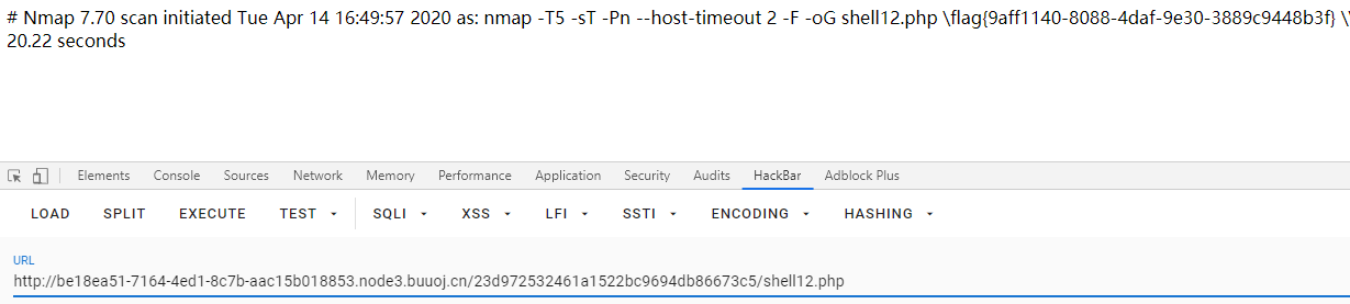 [BUUCTF 2018]Online Tool（超详细解析payload）_ctf payload_k0f1i的博客-CSDN博客