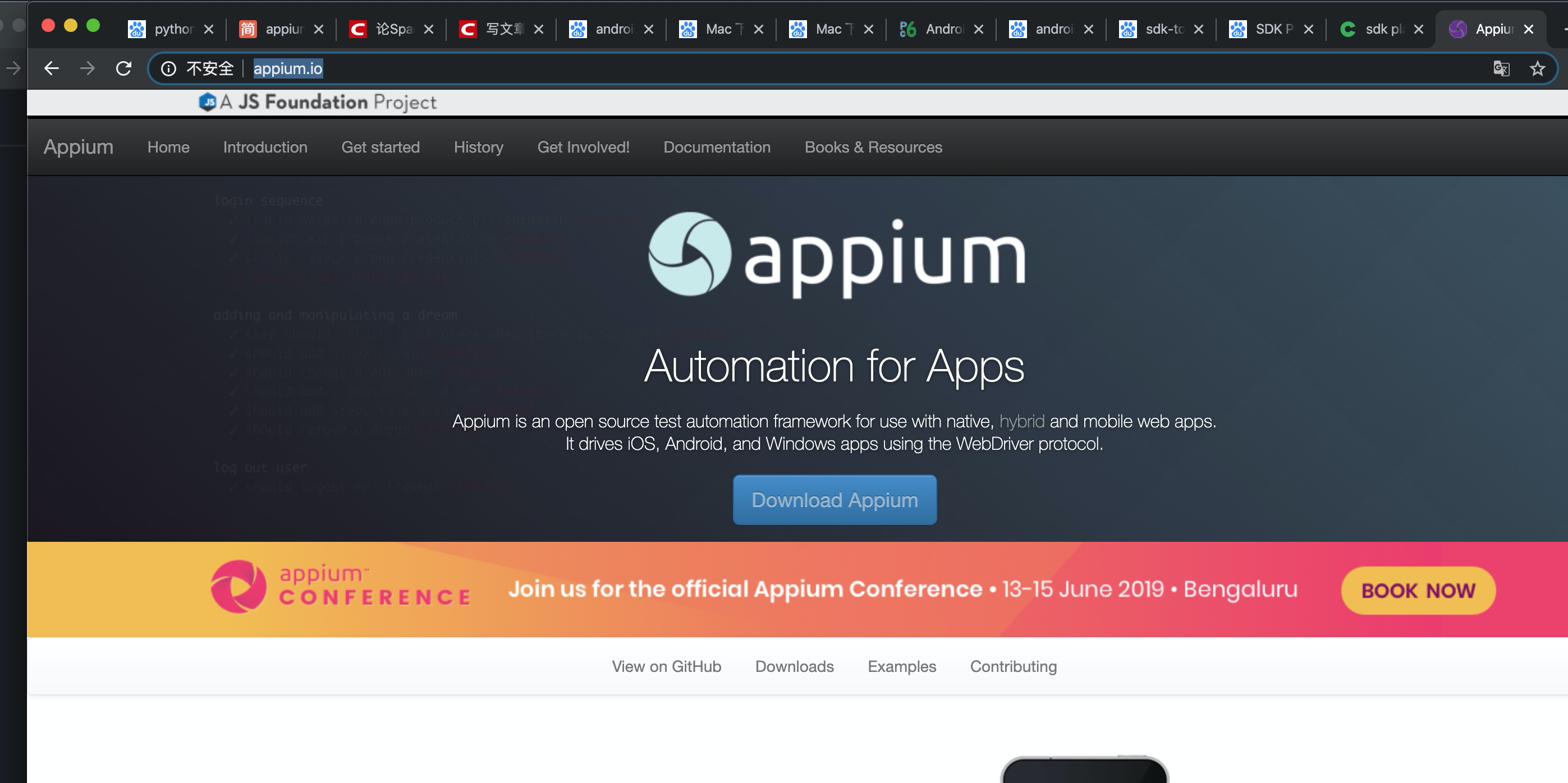 一、appium的下载安装 - 程序员大本营