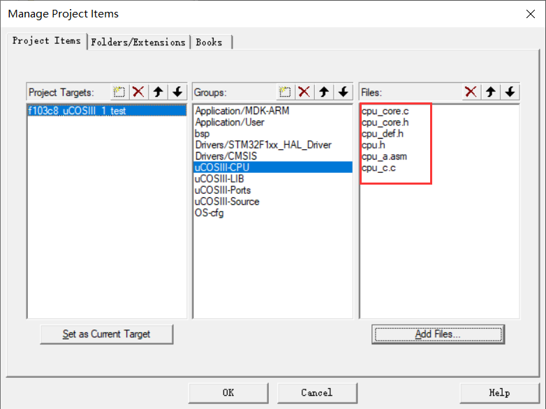 STM32F103C8T6移植uC/OS-III基于HAL库超完整详细过程网络带火星的小木条的博客-