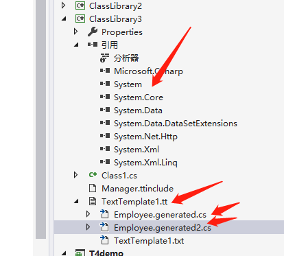 .net关于T4代码生成摸版的使用（.tt文件）