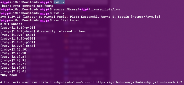 use rvmcheck ruby version