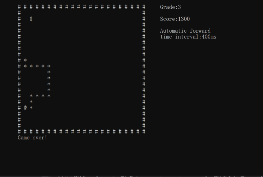 C++贪吃蛇 最简单实现C/C++WangRunlin的博客-