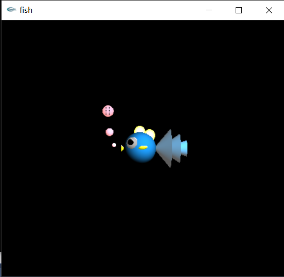 OpenGL draws 3D animals: bee, mosquito, spider, fish, chicken, snow ...