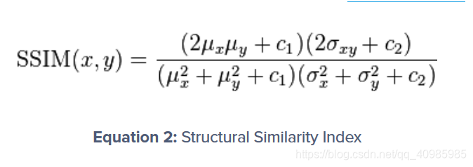 结构相似性指数
