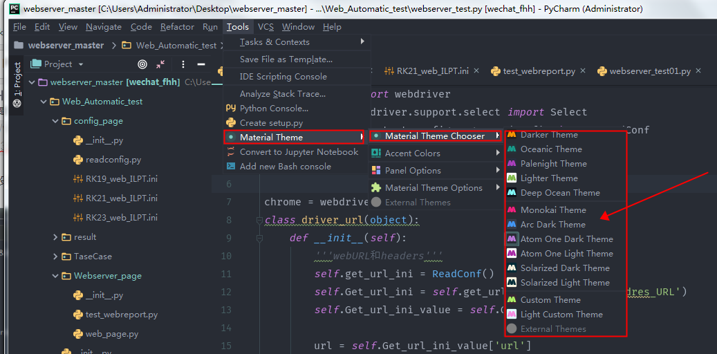Python环境搭建以及Pycharm界面插件（Material Theme UI）安装，随时随地更改主题PythonGlaxyling-