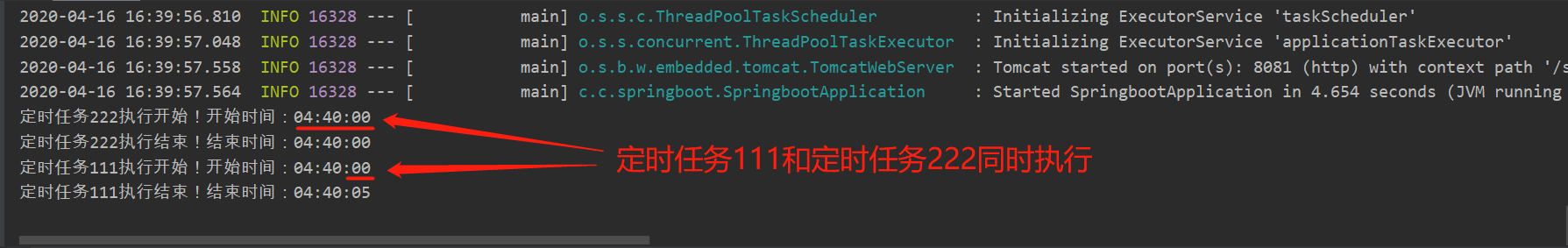 SpringBoot sets up multi-threaded execution of timing tasks ...