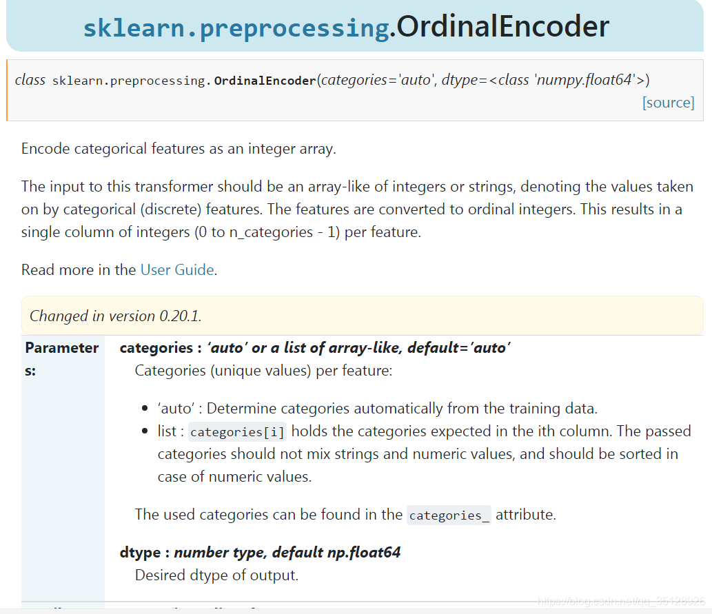 解决sklearn中使用OrdinalEncoder编码测试集的类别特征中的未知类别时会报错的问题人工智能qq35128926的博客-