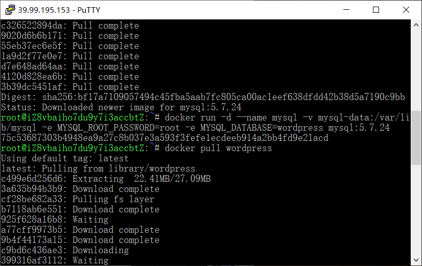 阿里云搭建个人博客(workpress)数据库weiweiweiIT的博客-