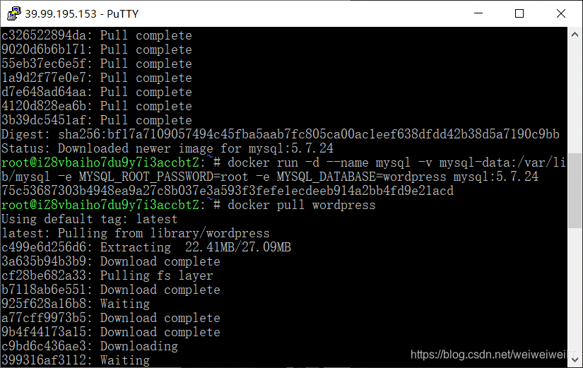 阿里云搭建个人博客(workpress)数据库weiweiweiIT的博客-