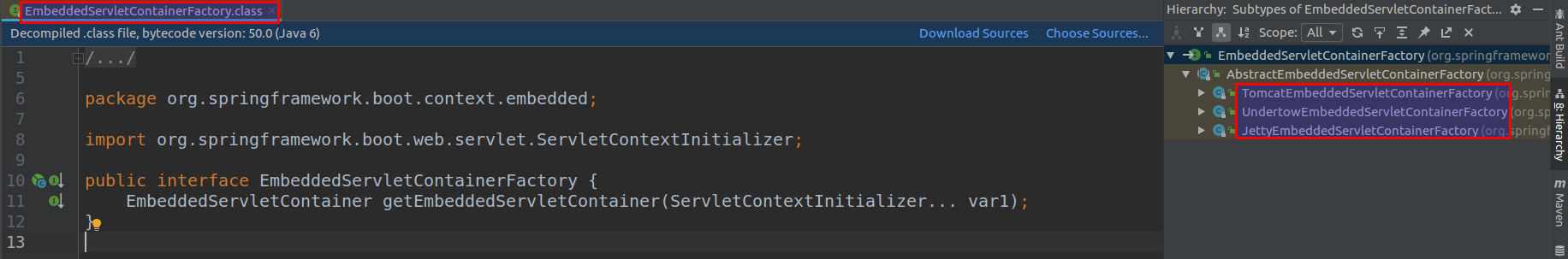 Springboot configures embedded servlet container - Programmer Sought