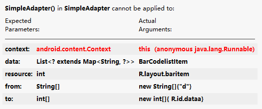 Android studio 适配器 SimpleAdapter context 不对应android,android studiocuixiaoyu的博客-