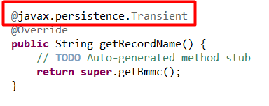 @javax.persistence.Transient的一种用法