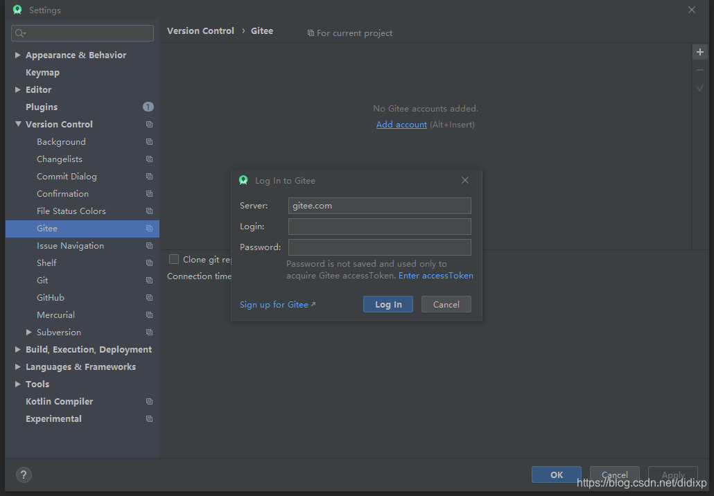 Android Studio 3.6.1上使用giteeandroid studiodidixp的专栏-