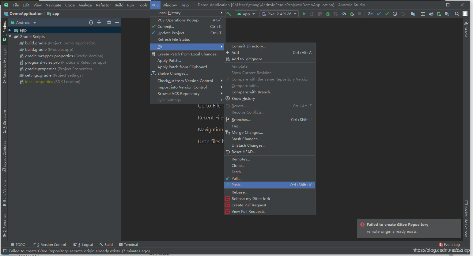 Android Studio 3.6.1上使用giteeandroid studiodidixp的专栏-