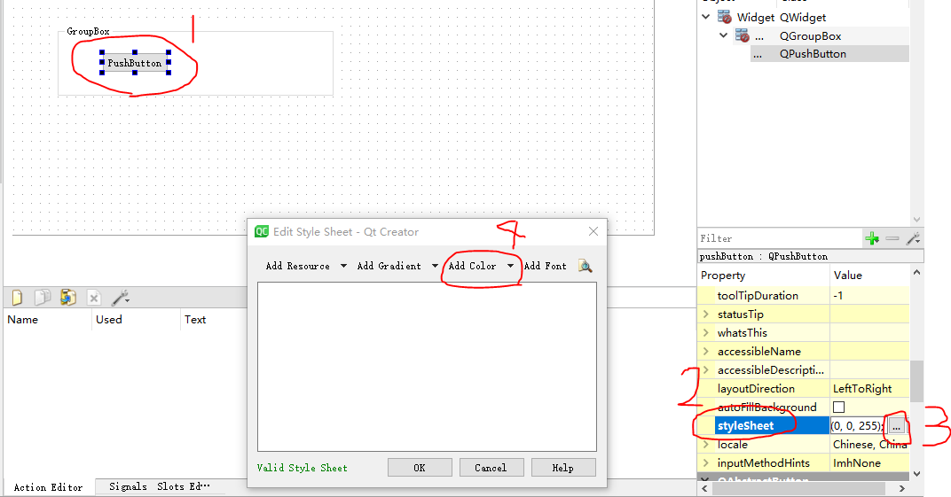 Python Qt Gui 中PushButton背景颜色的设置_pyqt pushbutton改变颜色CSDN博客
