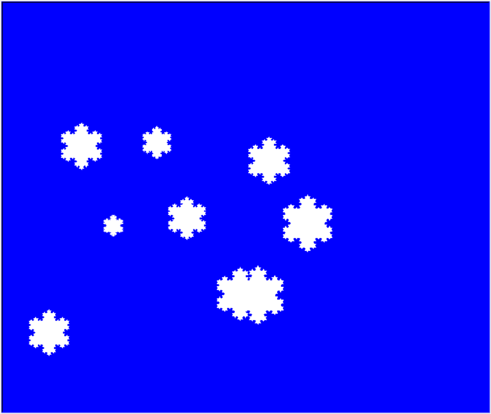 python绘制科赫雪花的简单实现