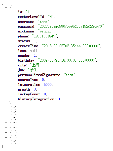 google chrome json formatter