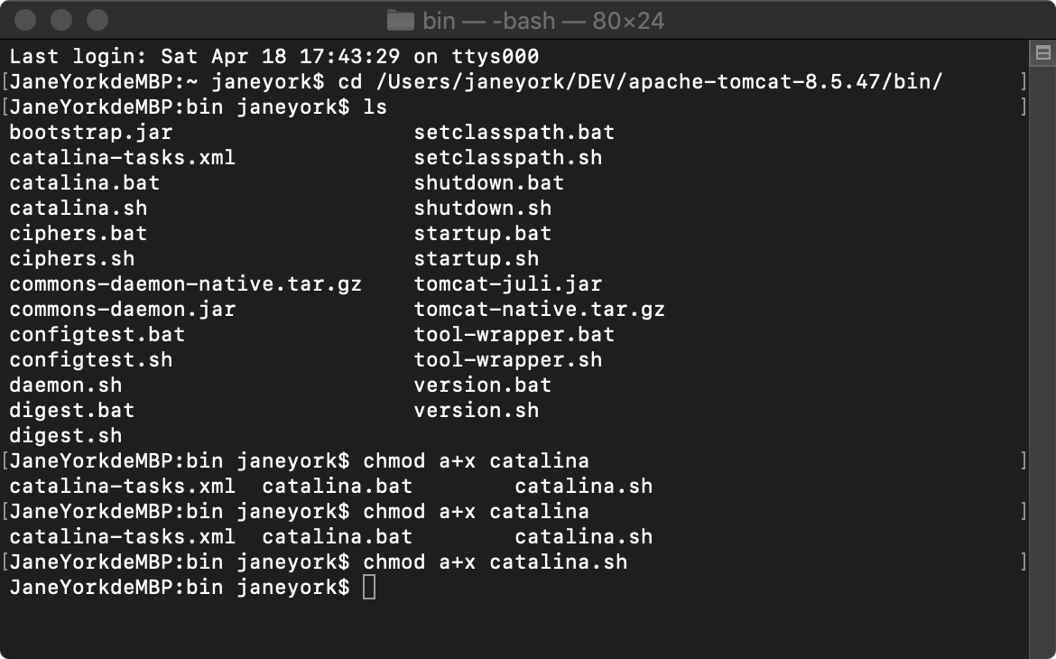Mac下IntelliJ IDEA使用Tomcat报error=13, permission denied_mac idea terminal