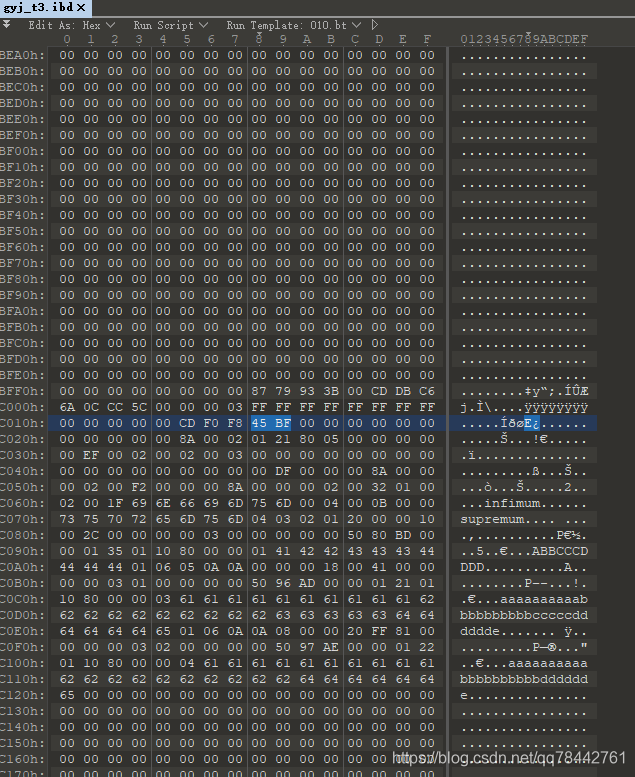 MySQL笔记-ibd文件格式初步分析(仅数据块笔记)数据库IT1995的博客-