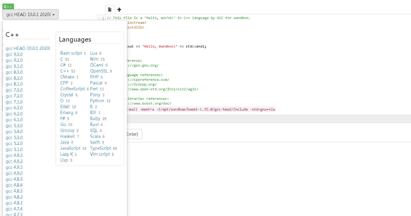 C++ 之 在线编译运行工具_c++在线编译器-CSDN博客