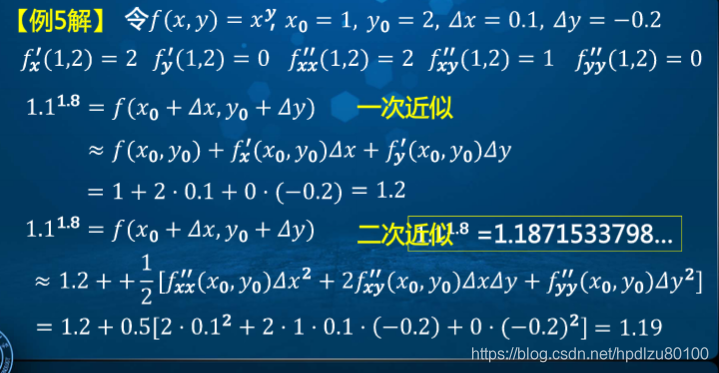 高等数学学习笔记——第七十一讲——多元函数的泰勒公式