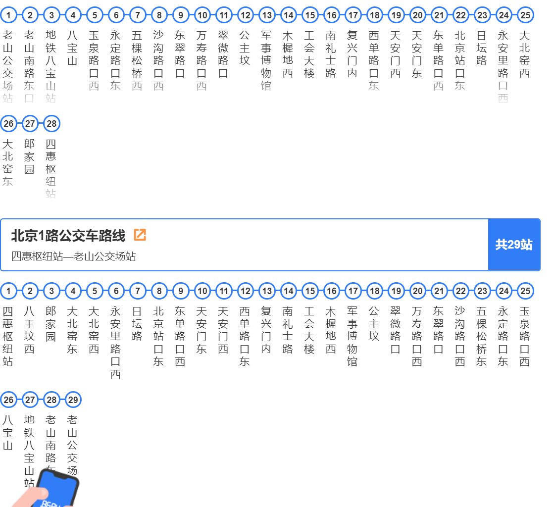 爬取北京市公交线路信息