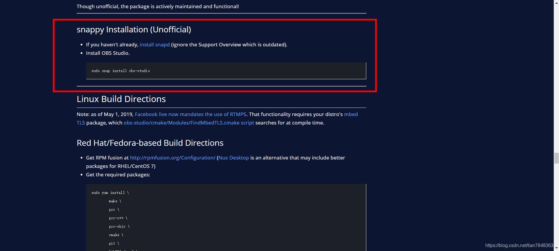 Centos7 安装obs Studio Tian的博客 程序员信息网 程序员信息网 Centos7 安装obs Studio Tian的博客 程序员信息网 程序员信息网