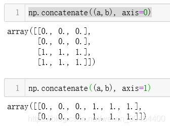 可以很清楚看到二维矩阵时axis=0和axis=1的区别