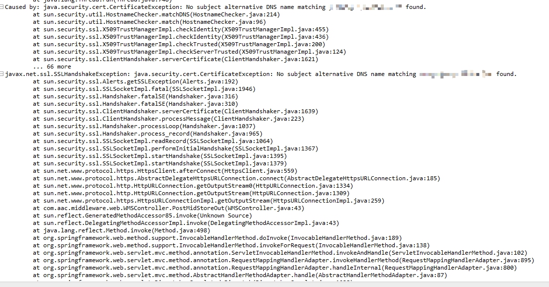 java.security.cert.CertificateException: No subject alternative DNS name matching XXX found解决方案javaAikin Serafina的博客-