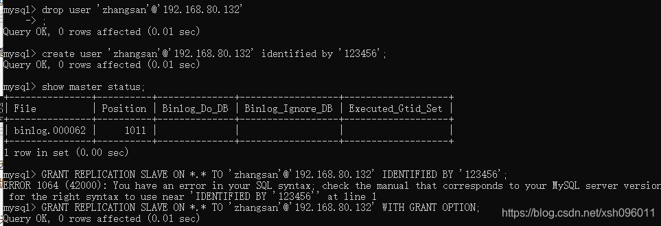 MySQL实现主从复制数据库薛帅行 廊坊师范学院信息技术提高班十四期-