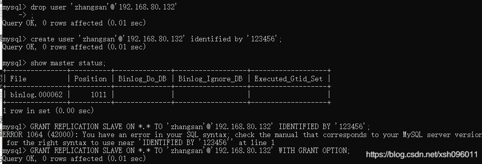 MySQL实现主从复制数据库薛帅行 廊坊师范学院信息技术提高班十四期-