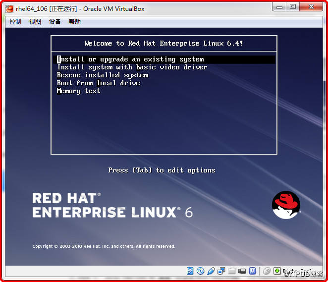Virtualbox 安装Red hat Enterprise Linux（64位）运维qq43639438的博客-