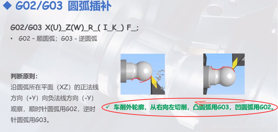 G02/G03指令的使用