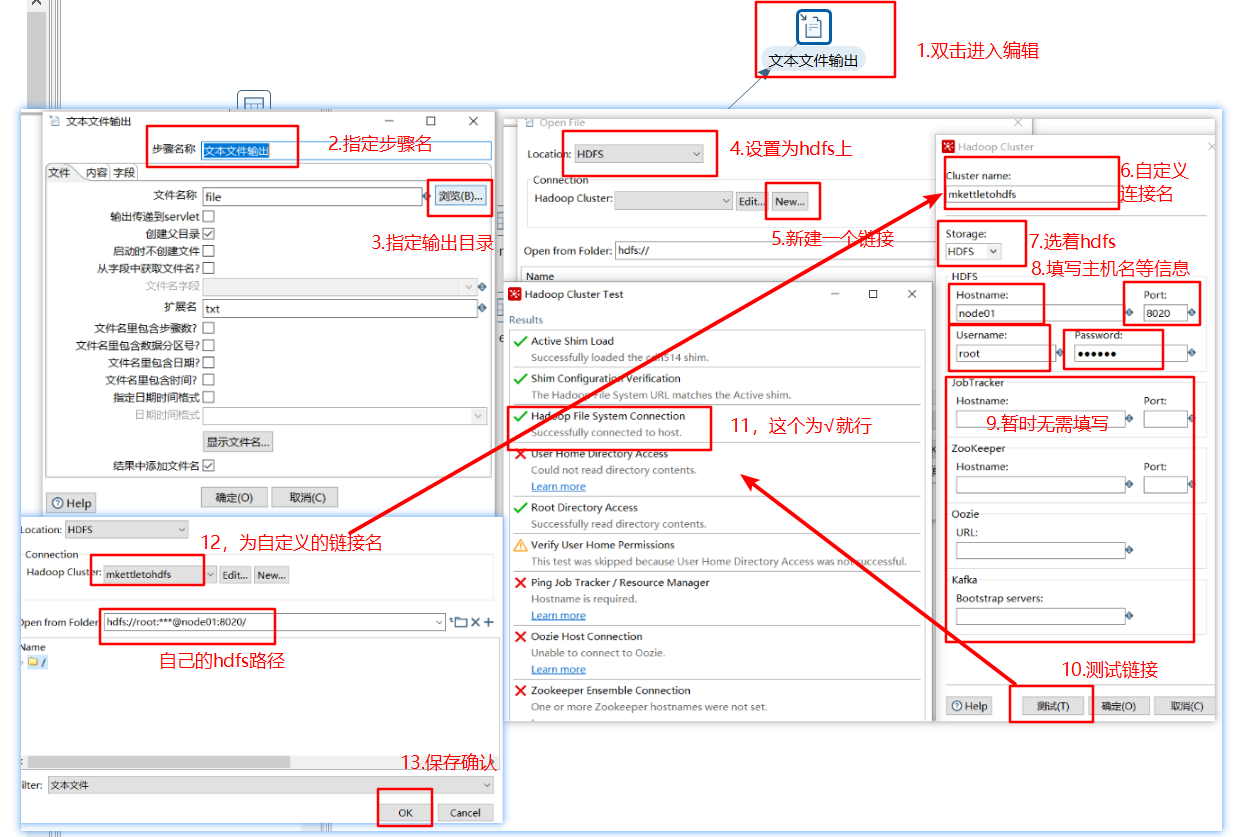 kettle -- 连接hive读取数据导入hdfskettle,hive,hdfskismet-