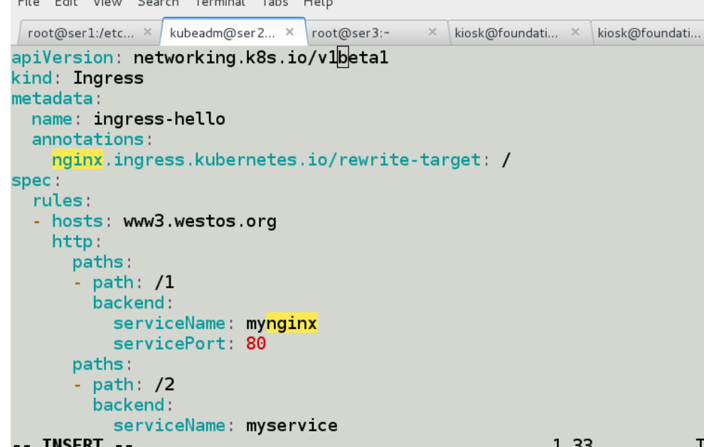 kubernetes k8s 学习 六 ingress 简介 基础实验