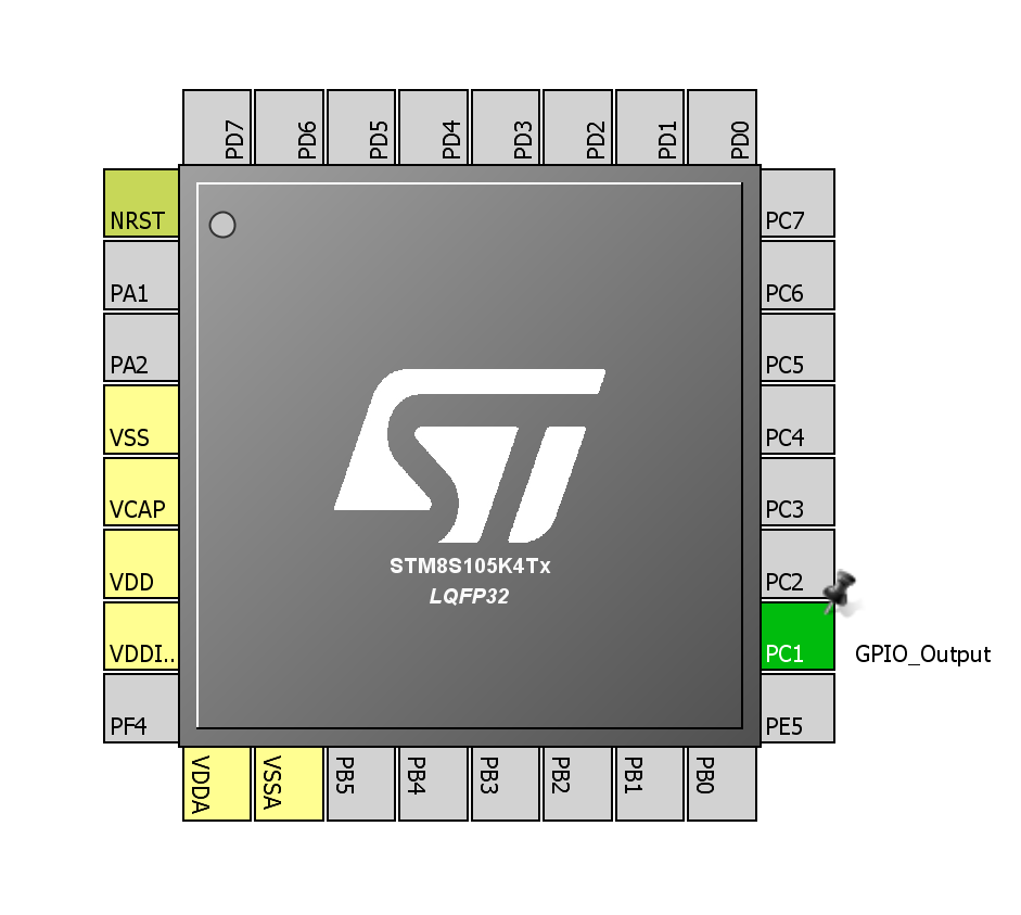 STM8S系列学习第一周目：3.STM8S STVD GPIO 输出 点亮第一个灯嵌入式IDEAT科技的博客-