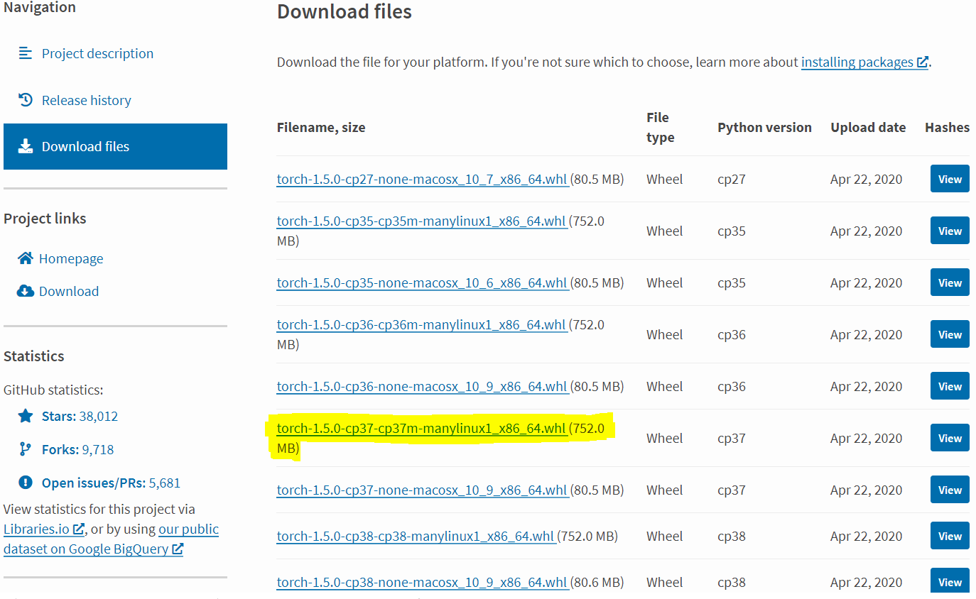 linux pytorch下载指南 简单 高效 小白必看版本