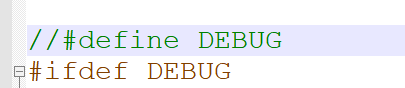 取消DEBUG定义