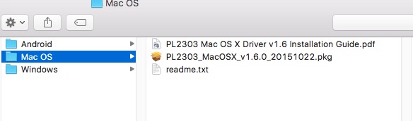 PL2303Mac驱动