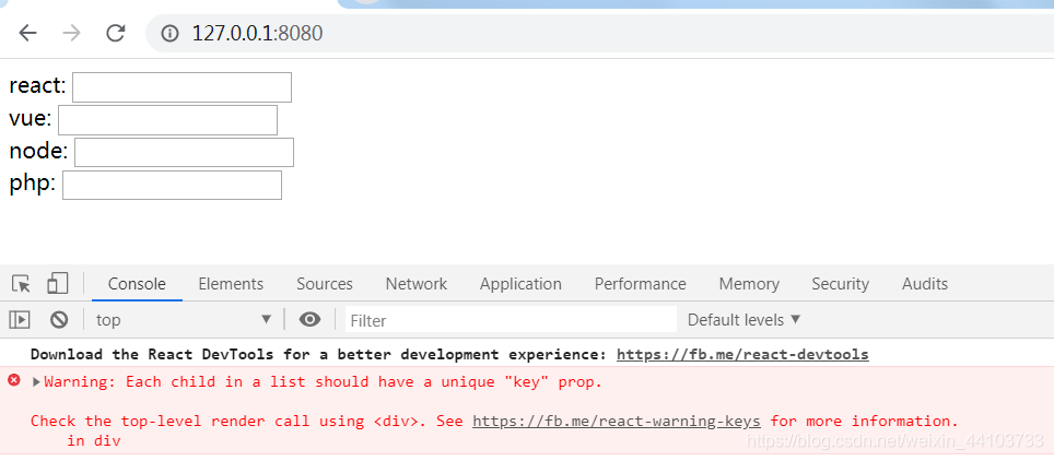 1-4、React中form表单下的input框初使用以及列表渲染javascriptCounter的博客-