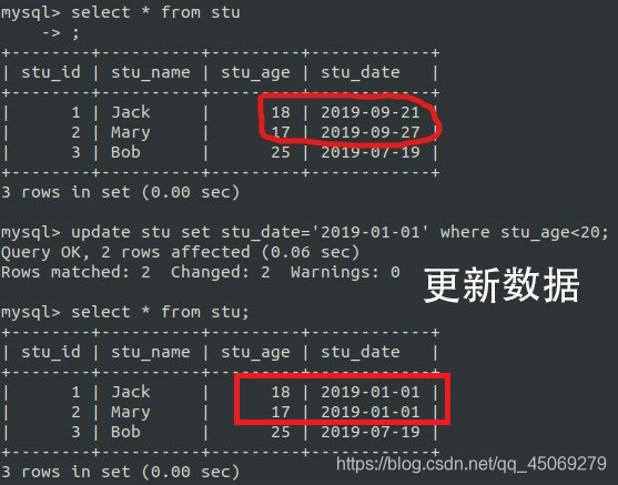 终端运行并操作mysql---登录mysql、操作数据库和数据表_终端连接方式操作数据库-CSDN博客