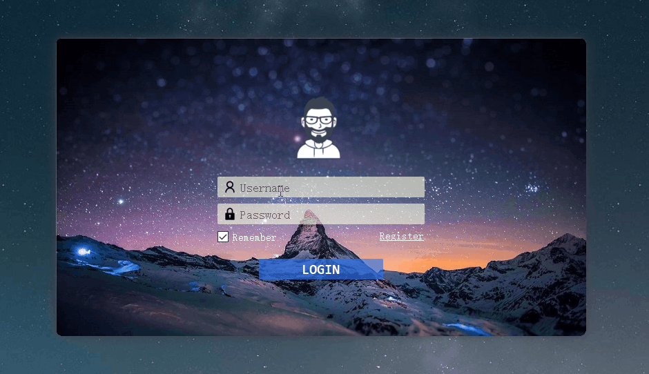 qt制作登录界面-demo4