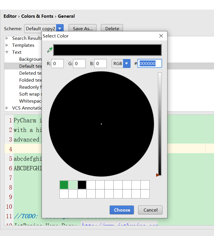设置pycharm背景颜色为护眼色_pycharm foreground-CSDN博客