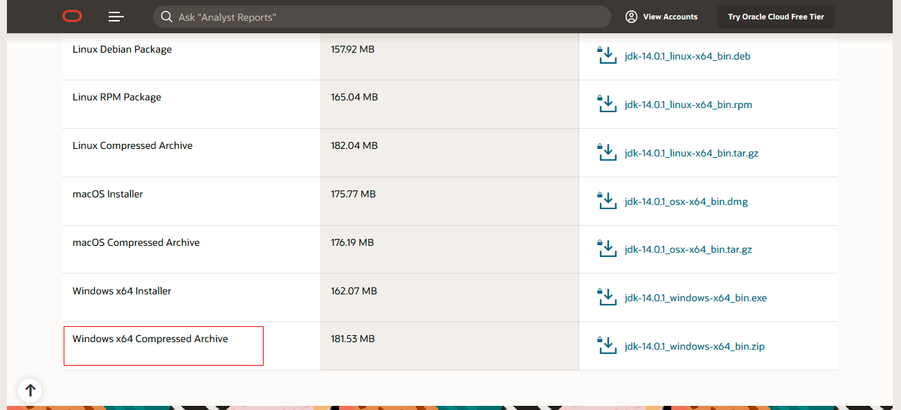 java篇（二）Windows下的java环境搭建（jdk环境详细配置）_x64 compressed archiveCSDN博客